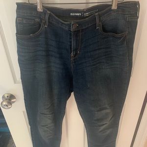 Old Navy mid-rise curvy profile skinny jeans